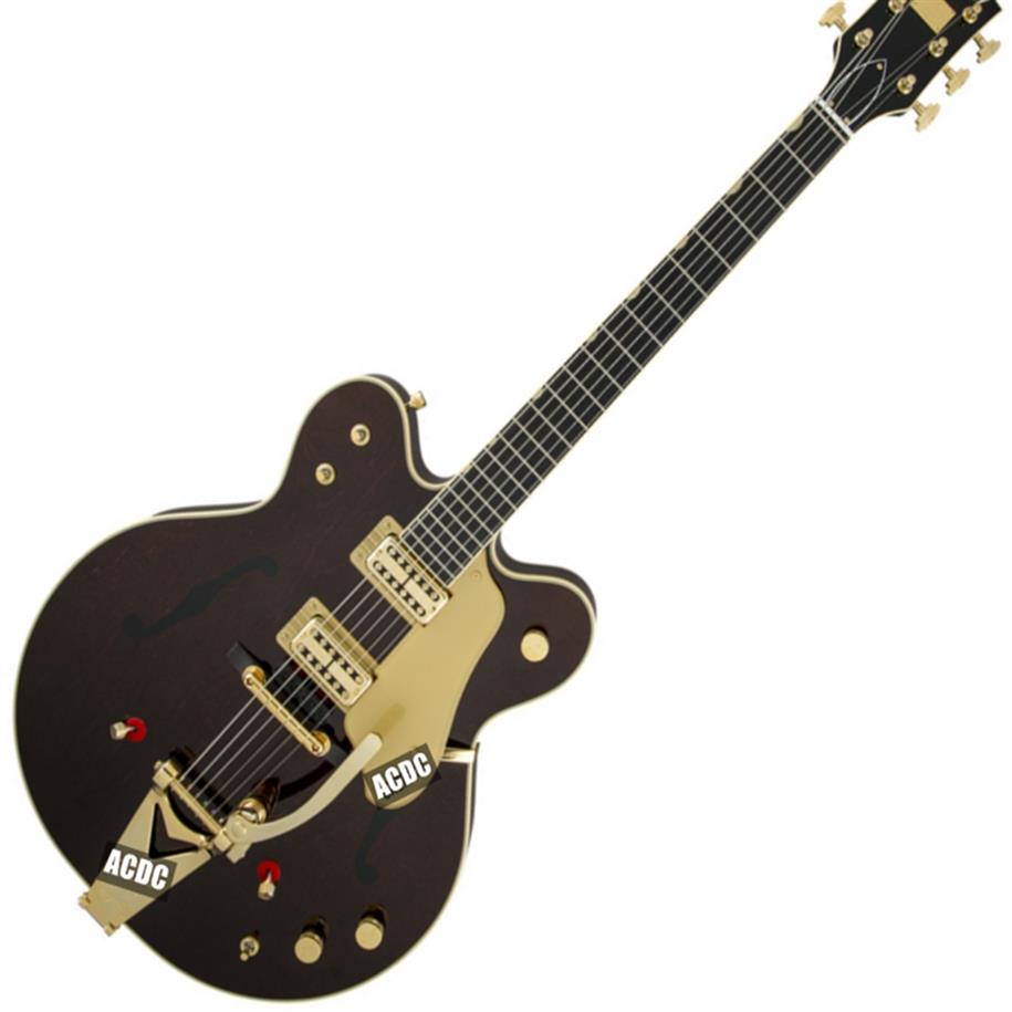 

6122 Chet Atkins Country Gentleman Walnut Hollowbody Electric Guitar Bigs Tremolo Simulated F Holes Vintage Select Edition Grov262S