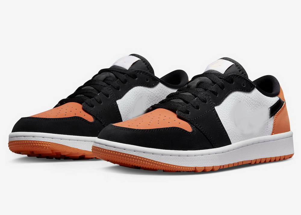 2022 Authentic Mens 1 Low Basketball Shoes 1S Golf Shattered Backboard Starfish Black White Women Sneakers Trainers Size 36-46