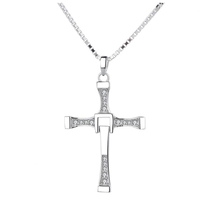 Classcial 18K Gold/Platinum Plated Cross/Heart/Solitary Pendant Necklace Genuine Austrian Crystal Fashion Costume Women Necklaces Jewelry