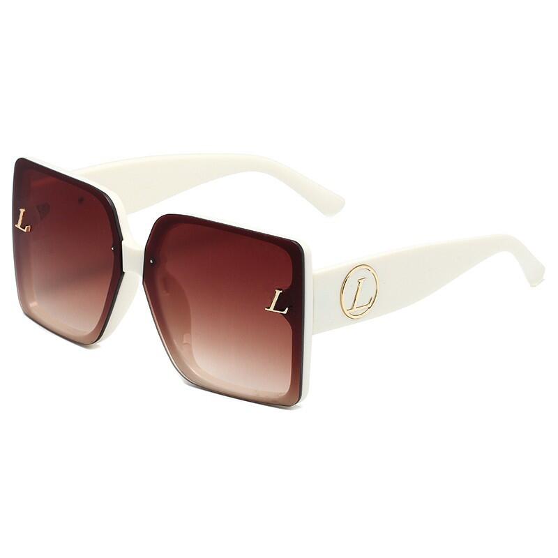 

Designer Summer Sunglasses for Woman 2022 Newest Retro Frame Men Women Sun Glasses Fashion Unisex Goggle Popular Eyewear With Case 4 Colors High Quality