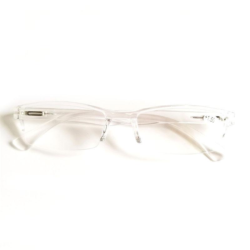 

Sunglasses Men Women Transparent Frameless Resin Reading Glasses Diopter Presbyopia Spectacles Gafas De Lectura 1.0 2.0 2.5 3.0 3.5 4.0 016