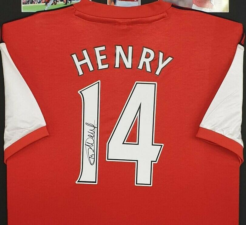 

Tees Henry Signed Autograph signatured Autographed auto signature jersey shirts, Khaki
