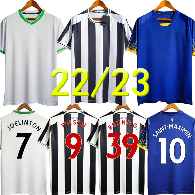 

22 23 Newcastl united soccer jersey WILSON NUFC JOELINTON ALMIRON MAXIMIN SHELVEY LEWIS RITCHIE GAYLE LASCELLES football shirt men kids kit, Color 2