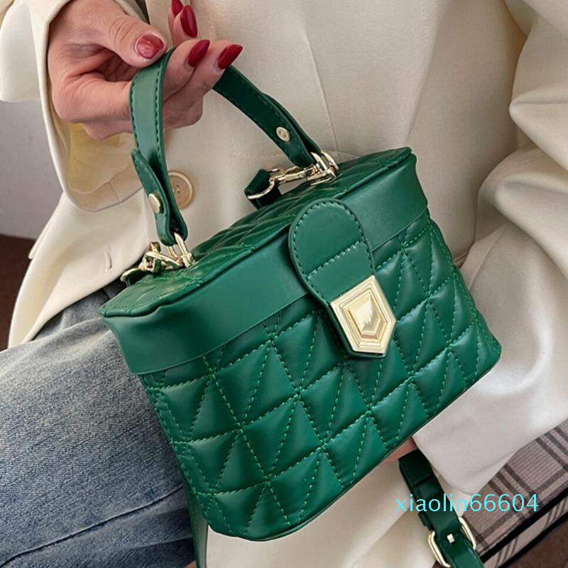 

Designer-Evening bag Women Embroidery Tote Bucket Bag quality PU Leather Women's Handbag Shoulder Messenger Bag, Black