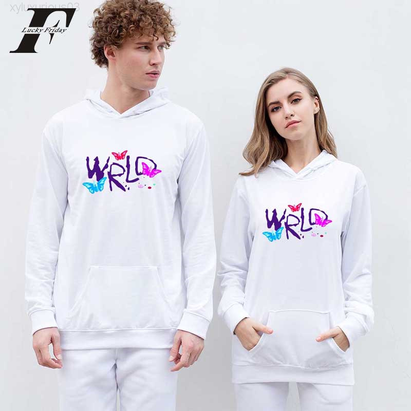 

Juice Wrld Hoodies Hip Hop Style Cool Oversized Sweatshirt Hoody Coats Print Hooded Arrivals Fashion Men / Women, Navy