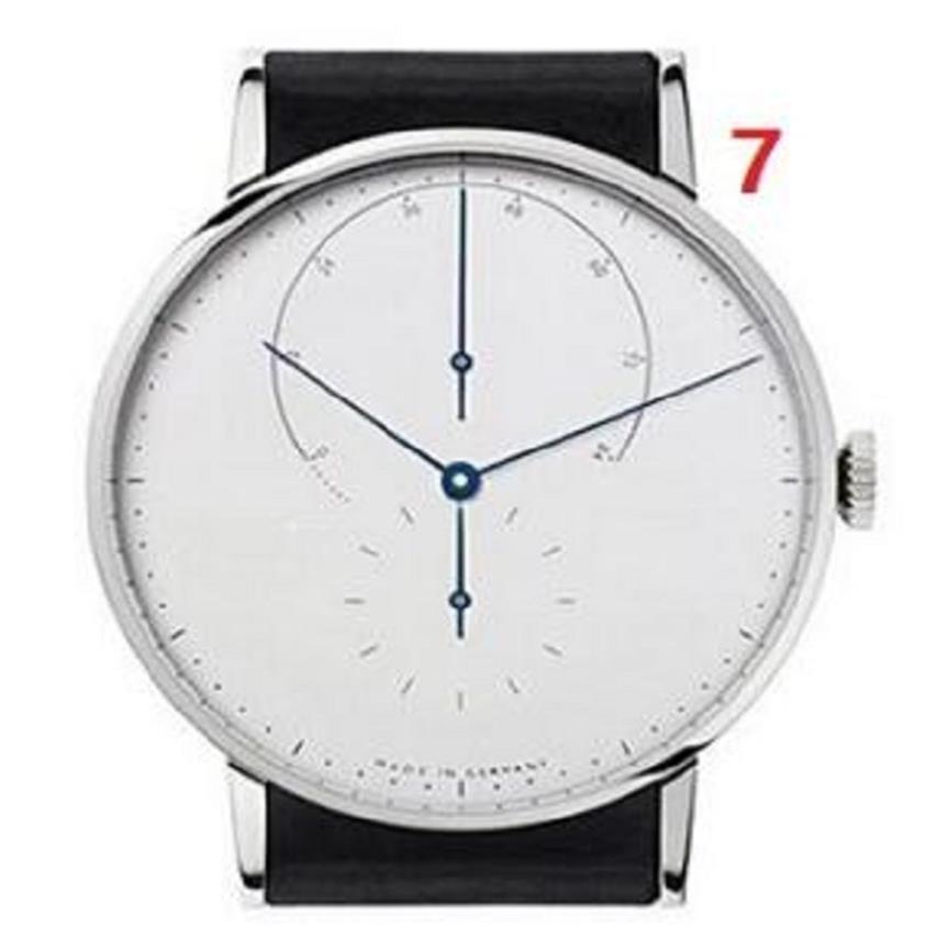

2020 Luxury nomos Men Quartz Casual Watch Sports Watch Men Brand Watches Male Leather Clock small dials work Relogio Masculino229d, 2nd