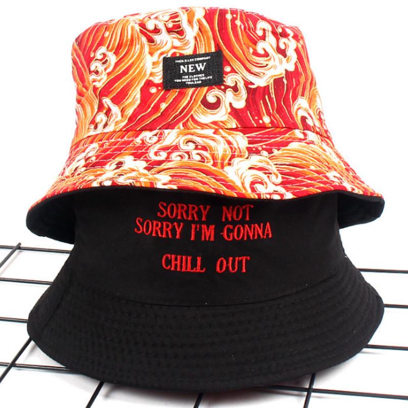 

Berets Reversible Cotton Koi Fish Both Sides Bucket Hat Fisherman Outdoor Travel Sun Cap For Men Women Beach Panama CasualBerets BeretsBeret, Red