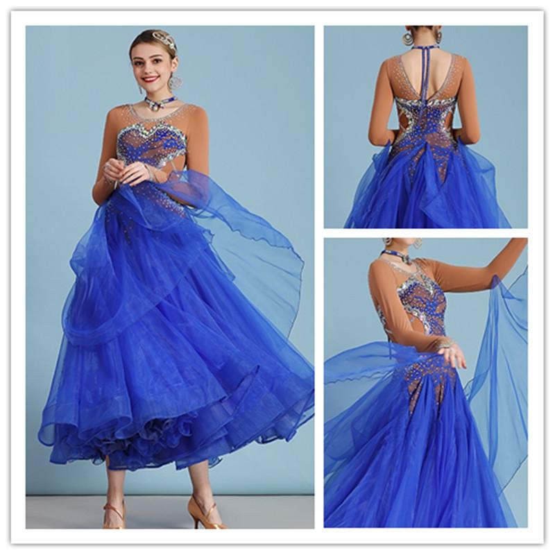 

Stage Wear Ballroom Dance Competition Dresses Fringe Costumes Waltz Dress For Dancing Clothes Rumba DressStage, Yellow