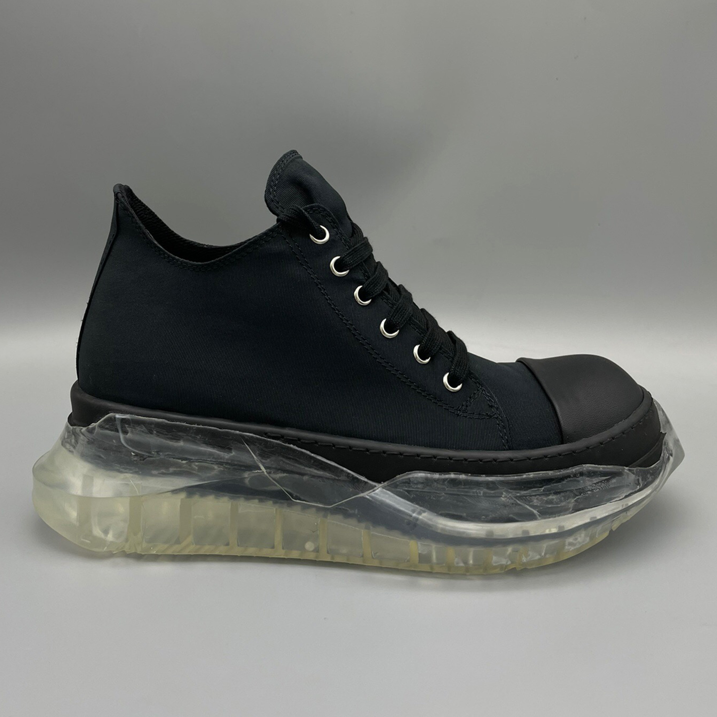 

2022ss Transparent combination bottom satin canvas Boots High-Top Ankle rock street luxuy Men trainer Shoes