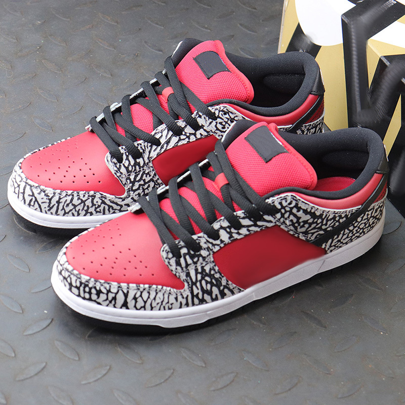 

Shoes Womens low casual sneaker shoe classic Designer Independent Brand Red cement limited edition designer Trainers Sneakers, #1