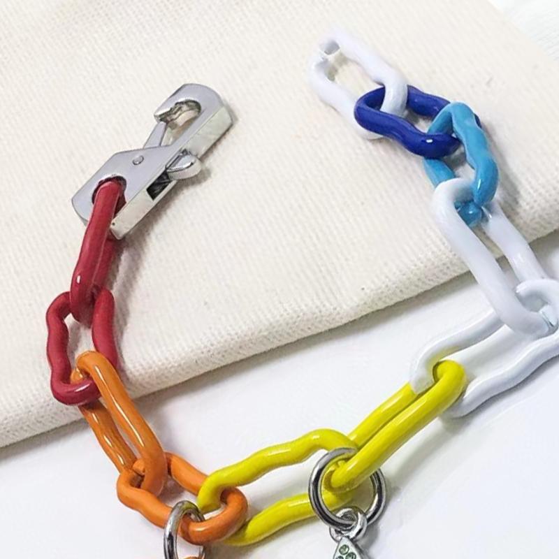 

Chains Jewelry Couple Necklaces For Men Women Luxury Designer Punk Birthday Gifts Stainless Steel High Quality Letters ColoredChains