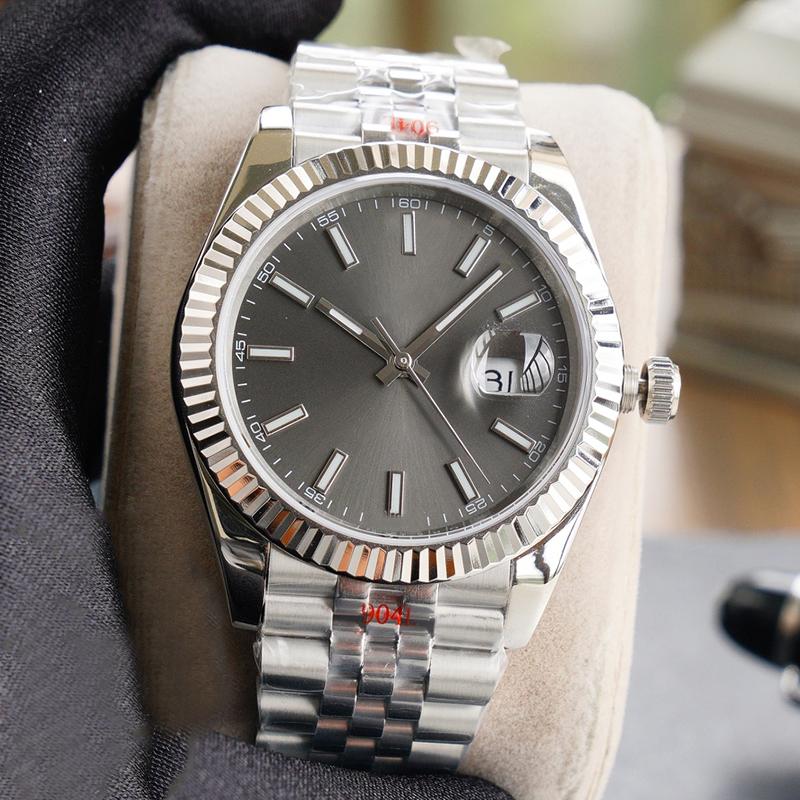 

Classic Mens Watch 41MM Automatic Mechanical Watches for Men Wristwatches Business Wristwatch Stainless Steel Wristband Montre De Luxe Quality, Make waterproof