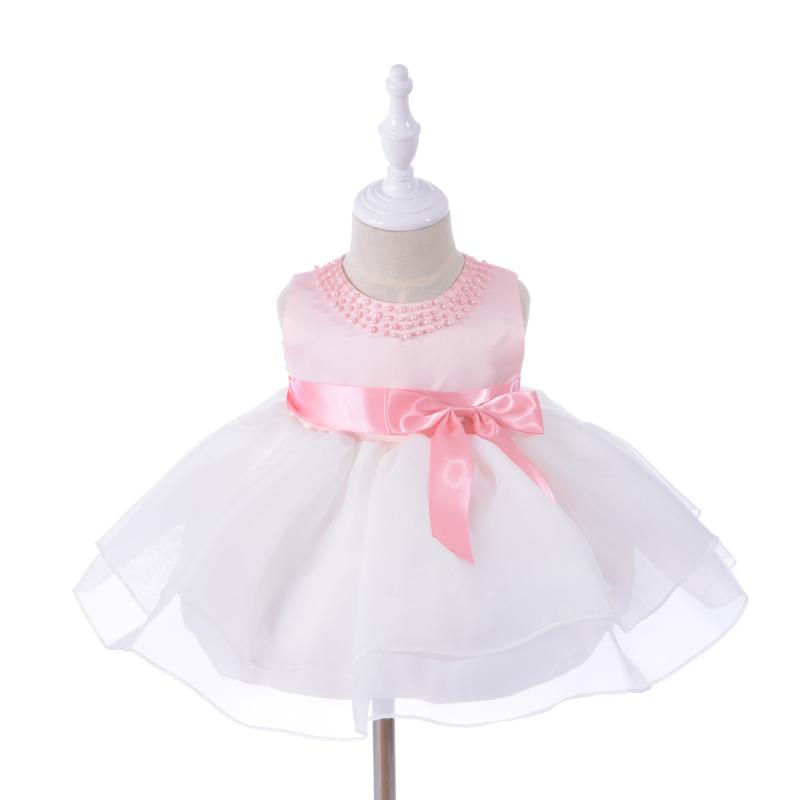 

Girl's Dresses Born Baby For Girl Elegant Sleeveless Girls 1st Birthday Party Wedding Princess Dress Infant 0-2 YearGirl's, Khaki