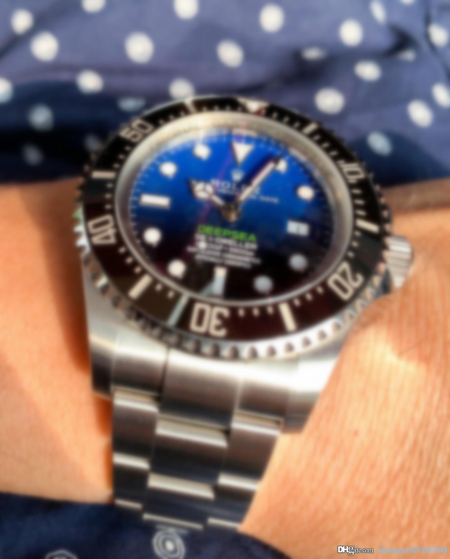 

Brand Rolex 44mm Men Watches Band Automatic Menchanical Movement Stainless Steel Sapphire Glass With Original Green Boxes Rolexwatch 04#