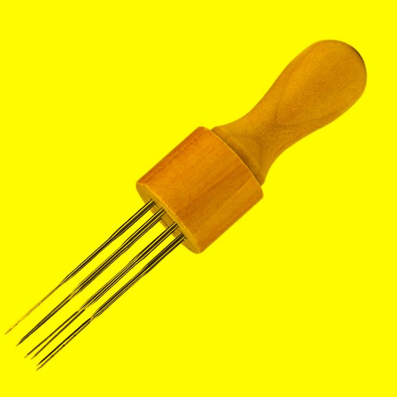 

Sewing Notions & Tools Art Pearl Cotton DIY Craft Wood Handle Wool Felt Felting Needles Eight NeedleSewing