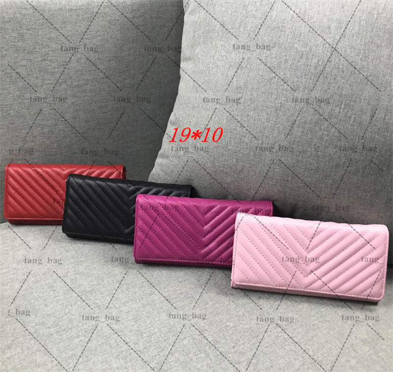 

Designer classic long wallet High Quality Lady Handbag flip clutch bag Purses, Pink