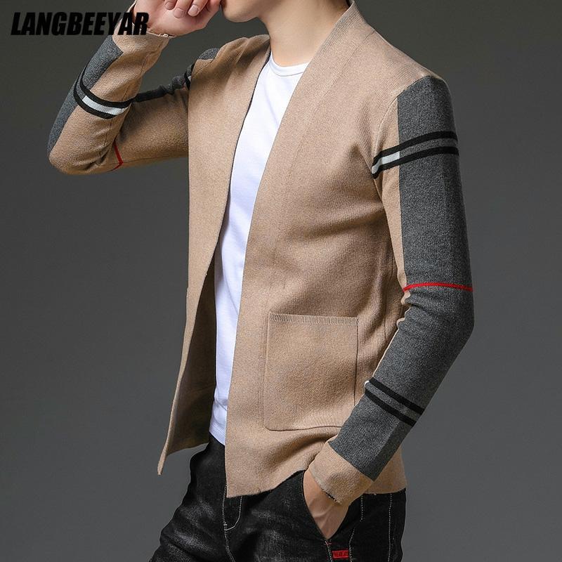 Men's Sweaters Top Grade Autum Winter Designer Fashion Knit Cardigans Sweater Men Casual Trendy Coats Jacket Clothes