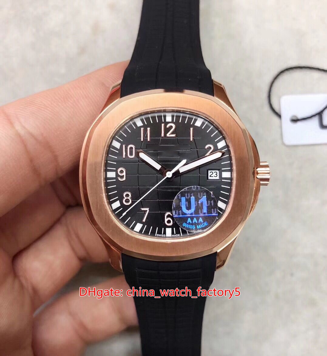 

8 Style Top Quality Watches U1F Maker 40mm Aquanaut 5167 5168 Sapphire Glass Transparent Asia 2813 Movement Mechanical Automatic Mens Watch Men's Wristwatches