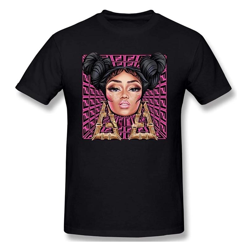 

Men's T-Shirts JohnnyKJayTee Mens Onika-Nicki-Minaj Poster With Men's Black Short SleeveMen's, 0301547-red