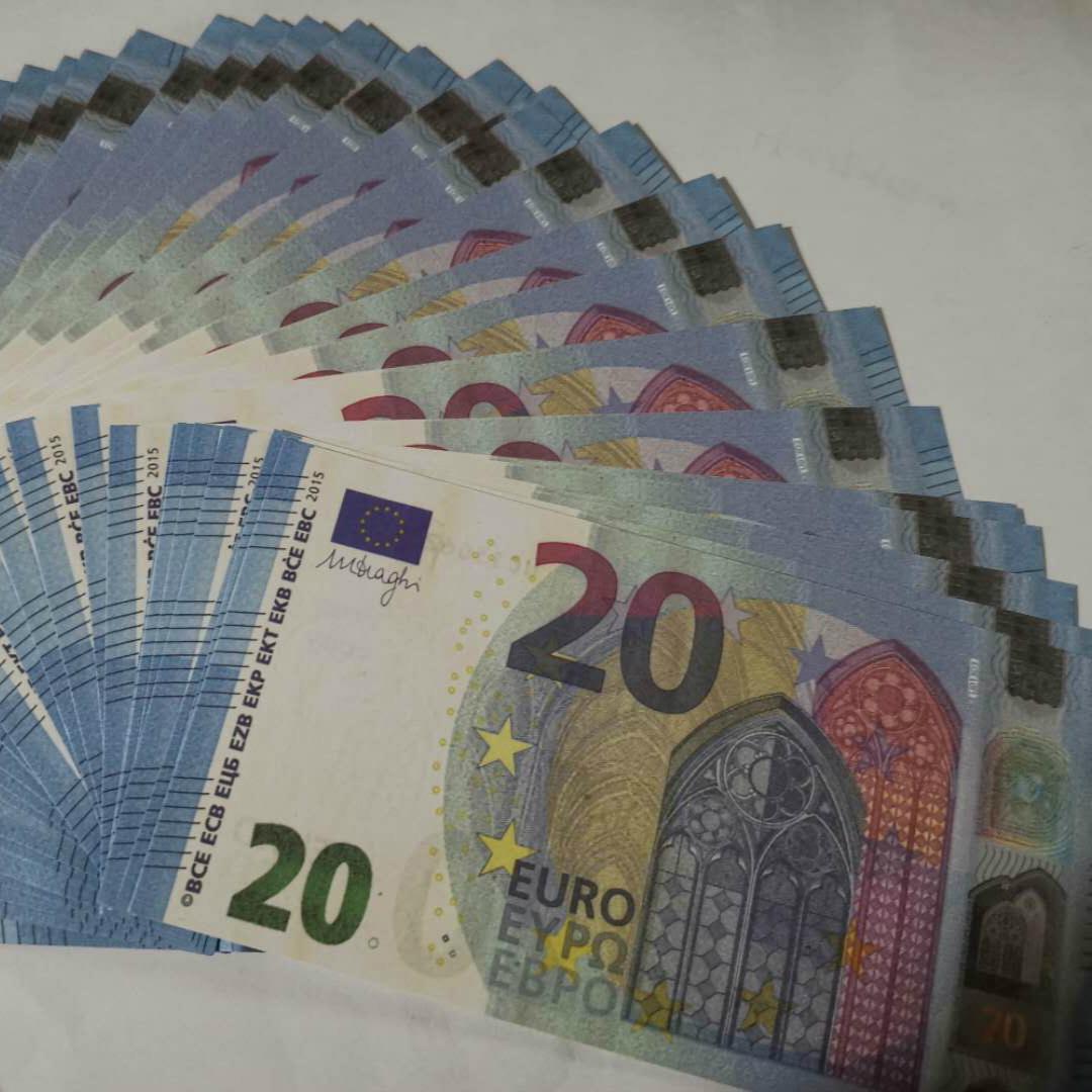 

20 Euro Banknotes Money Faux Billet Education Copy Creative Stage Identify Gifts Prop Children Toy Party Pgrno