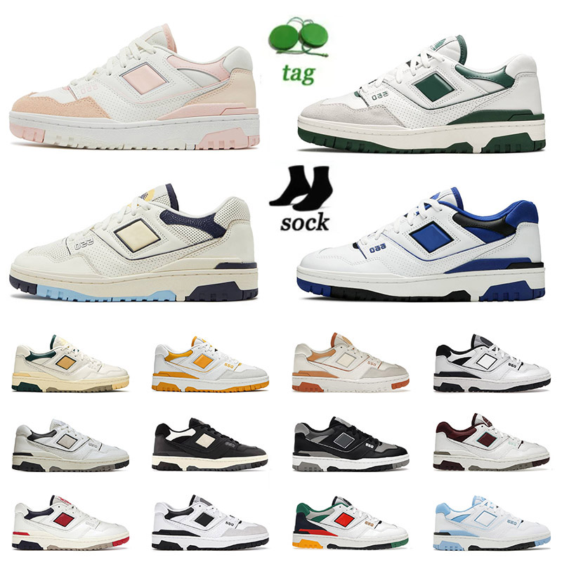 

Authentic Flat BB550 B550 Mens Women Fashion Casual Shoes With Socks Rich Paul Au Lait Aime Leon Dore White Pink Green UNC Burgundy 550 Luxury OG Sneaker Trainers, Original box