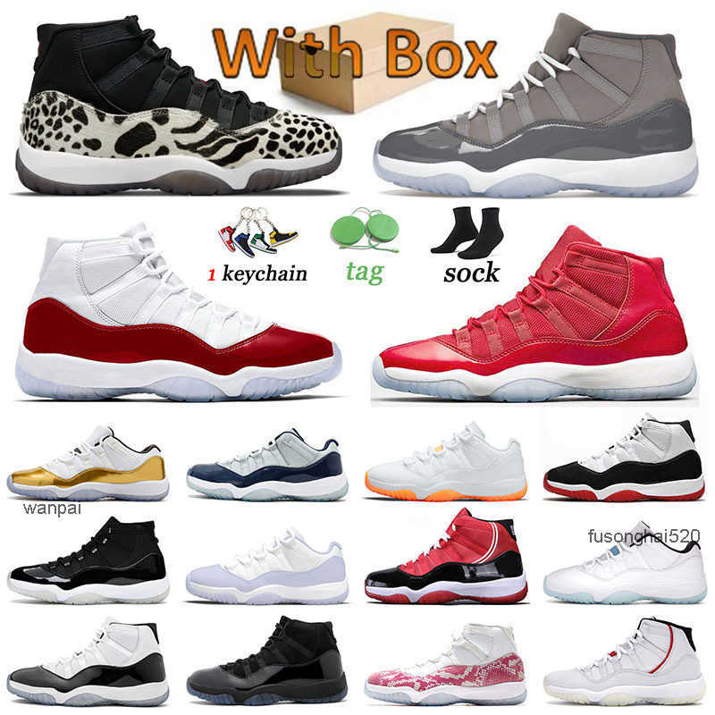 

Fashion Men Trainers Jumpman 11 Basketball Shoes Cherry Cool Grey Animal Instinct Women 11s Low Sneakers Citrus Concord Leg OG designer shoes, 36-47 cap and gown