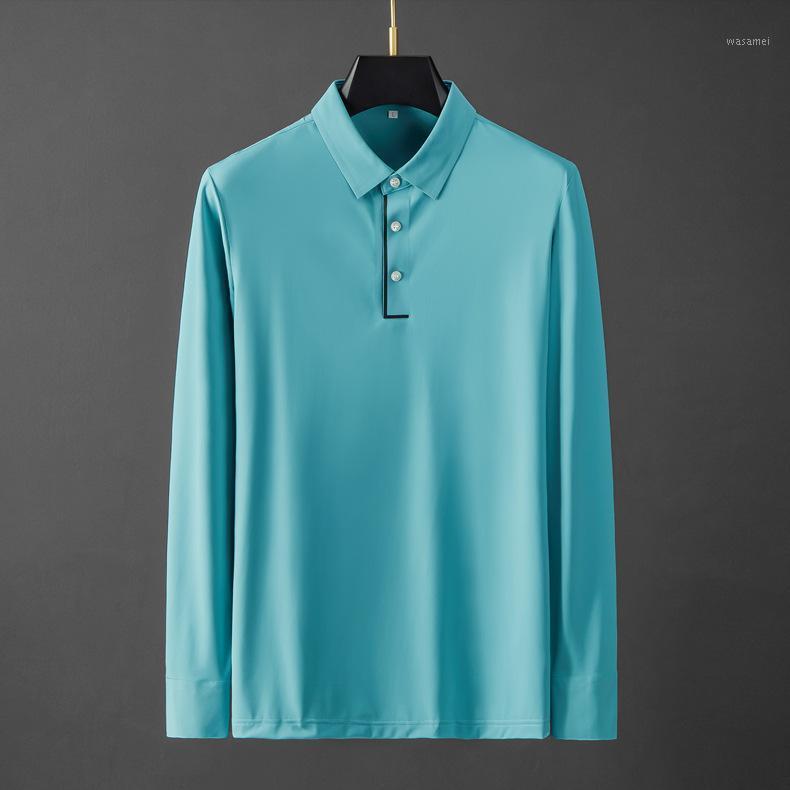 

Men's Casual Shirts Spring And Autumn Male Luxury Solid Color Long Sleeve Mens Dress Fashion Slim Fit Man 3XL, Black