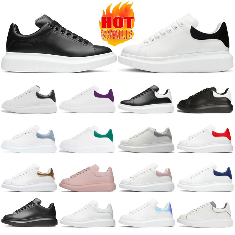 

Casual Shoes mc queens alexander Designer Sneakers Unisex Chaussures Luxury Men Women Platform Shoe Black Suede Triple White Mens Womens Outdoor Trainers 36-44, White pink