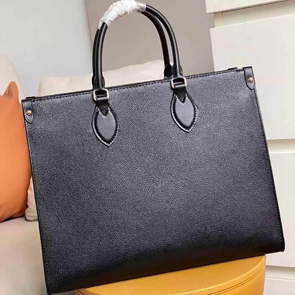 

ON THE GO Onthego Top Women Luxurys Designers Crossbody Bags Womens Handbags Purse Tote Bag Ladies Casual Tote PVC Leather Shoulder bag LL88, 3-black
