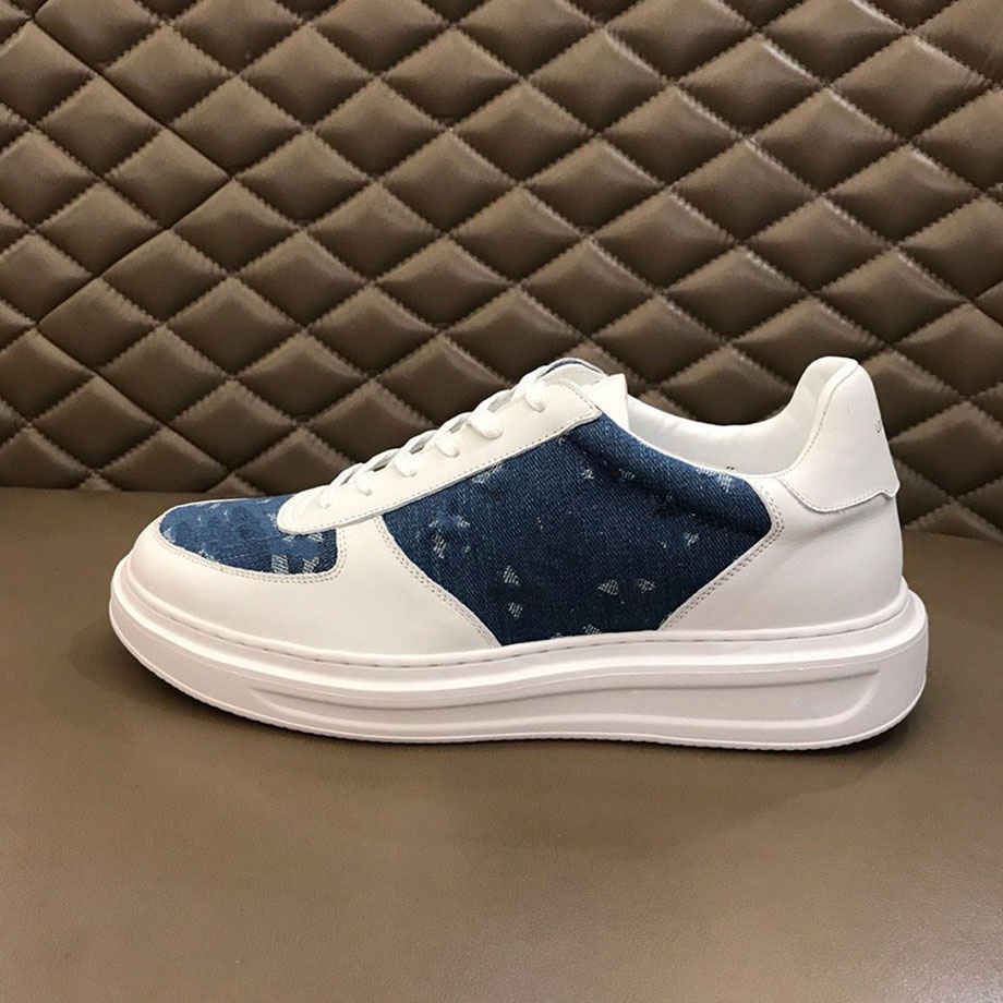 

Topquality luxury designer shoes casual sneakers breathable Calfskin with floral embellished rubber outsole White silk sports US38-45 MKJLLP000001