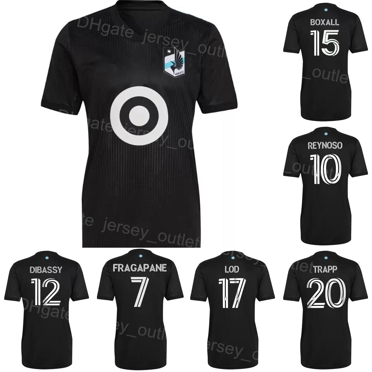 FC Minnesota United 97 Dayne St Clair Jerseys Soccer 33 Luis Amarilla 12 DIBASSY 10 Emanuel Reynoso 17 Robin Lod 21 Bongokuhle Hlongwane Football-image-765067338