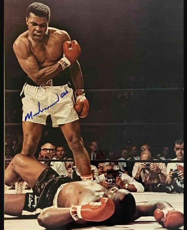 

ali Signed Autograph signatured Autographed auto signature photo, Our info