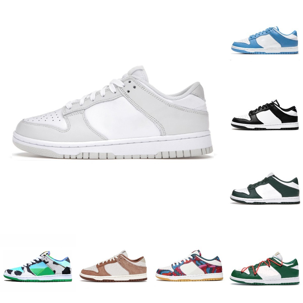 

High Quality Running Shoes Mens Women Black White UNC Coast DunkSb Photon Dust Team Green Sean Cliver Parra Sail Laser Blue Syracuse Designer Trainer Sneakers, Please contact us