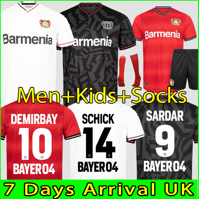 

22-23 Bayer 04 Leverkusen Soccer Jerseys 2022 2023 PAULINHO TAPSOBA SCHICK DIABY CH. ARANGUIZ WIRTZ FRIMPONG ADLI HINCAPIE Football Uniforms Men Shirts, Home+patch