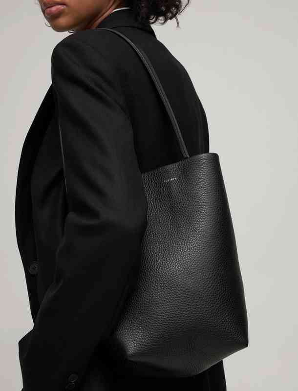 

2022 Spring the New Row N/s Park Medium Size Cowhide Classic Tote Bags, Coffee