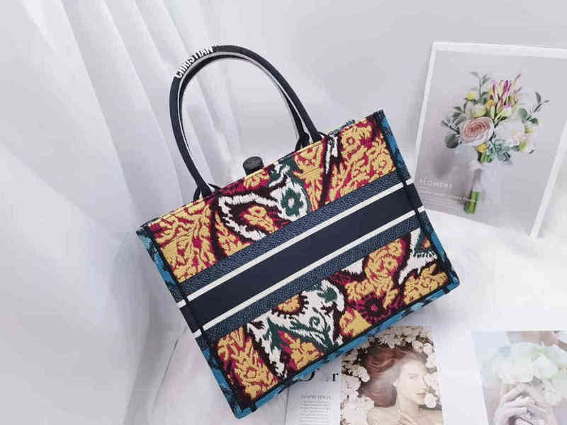 

Top Designer Handbags Dl0r Oblique Quality Dro Motif Tote Book 102M TQ7T