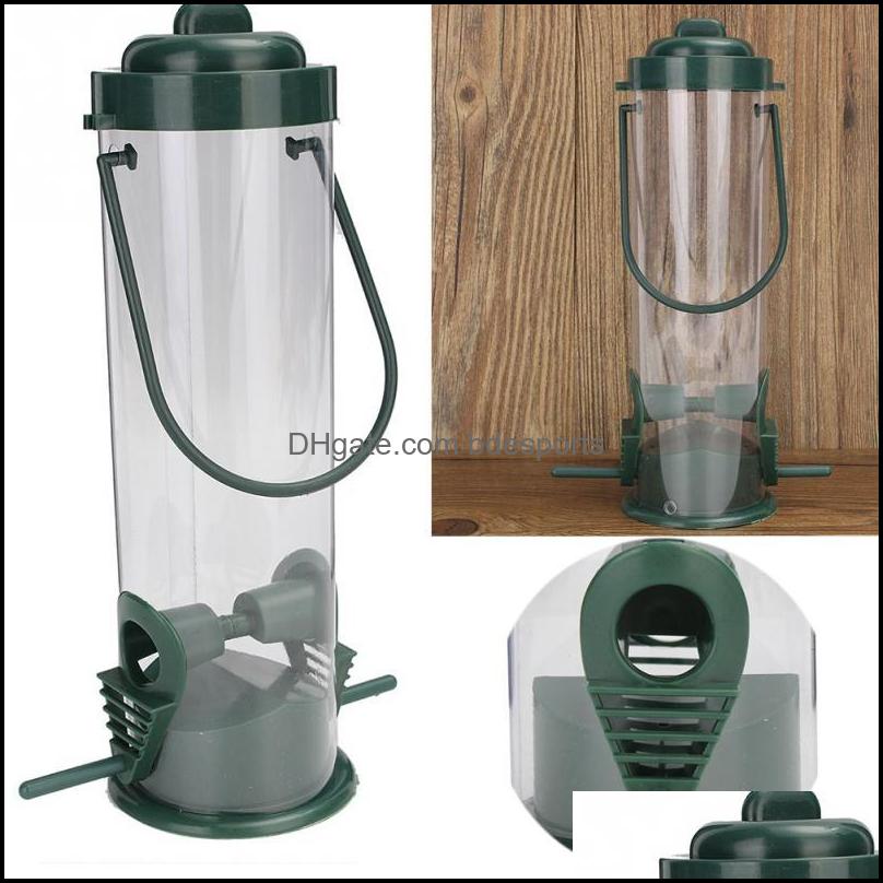 

Green Wild Bird Feeder With 2 Perches Squirrel Buster Birdfeeder Pet Drinker Farming Equipment Outdoor Drop Delivery 2021 Other Supplies Hom