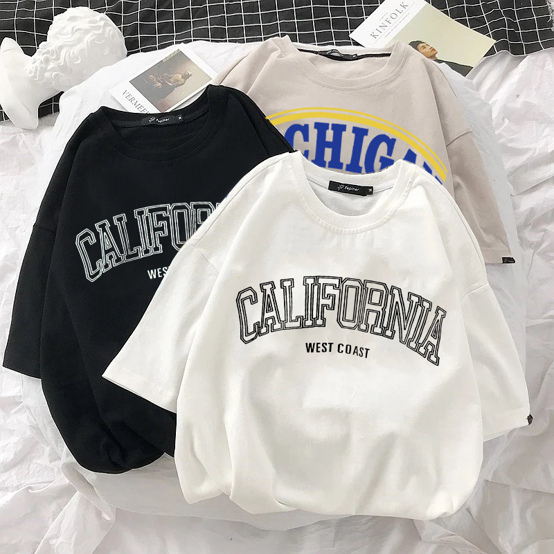 

Harajuku Summer Women Tshirts Casual USA Area Printed Tops Tee Female T Shirt Short Sleeve T Shirt plus size Streetwear t shirt 220615, 12