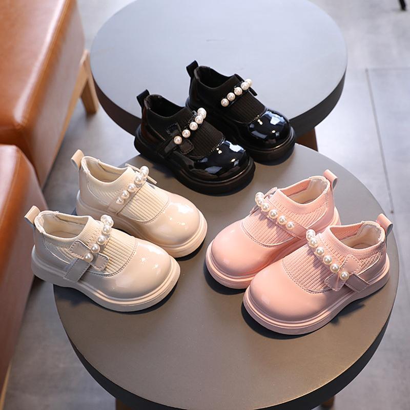 

Athletic & Outdoor Kids Shoes Children Children's Sneakers Girl Toddler Infant Baby Girls Mary Ballet Flats Dress Sock Shose Winter Warm Kid, Black