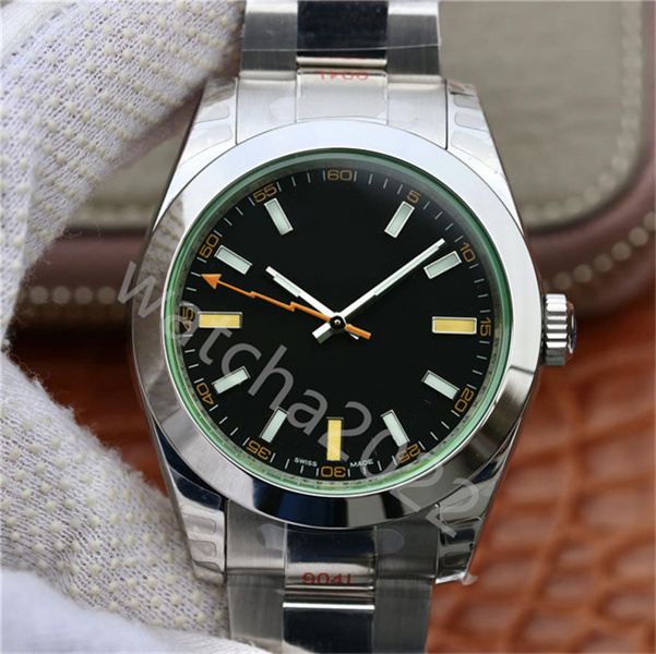 

Luxury Watches Green Sapphire Glass 116400 Super Luminous BP Factory Version Stainless Steel 40mm 2813 Automatic Movement 116400GV Diving Men Watch