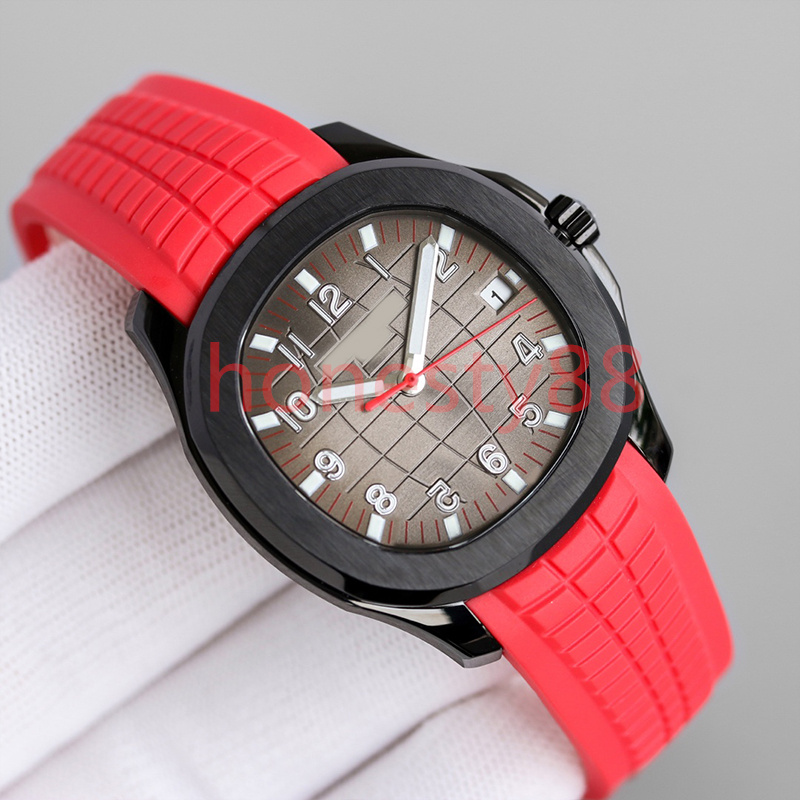 Mens watches Elegant movement Automatic wristwatch Pat 40mm comfortable rubber strap waterproof luminous quality wristwatches montre de luxe gold-image-809894779