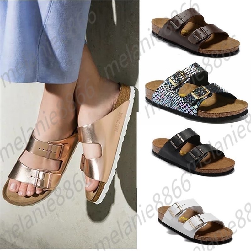 

Arizona 2022 New Summer Beach Cork Slipper Flip Flops Sandals Women Mixed Color Casual Slides Shoes Flat Shipping 34-46, 05