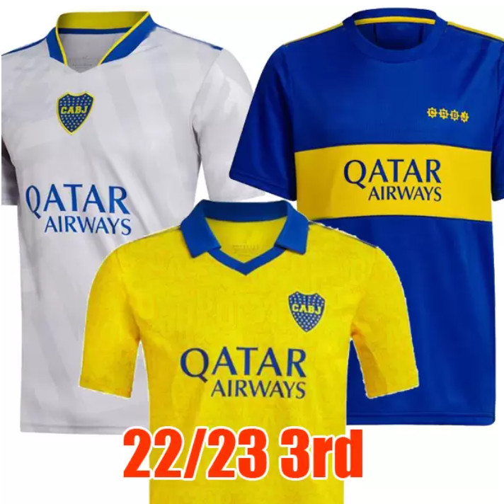 

21 22 23 Boca Juniors soccer jersey BENEDETTO MARADONA TEVEZ DE ROSSI 2021 2022 2023 home away 3rd thailand football shirt Fans version