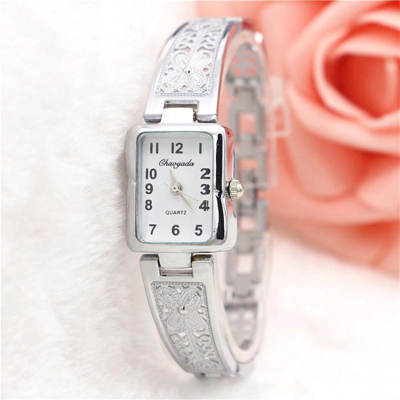 

Wristwatches Quartz Watch Girls Women's Dress Wristwatch Women Watches Fashion Gold Bracelet Clock Relogio Feminino Montre FemmeWristwat, Gold white