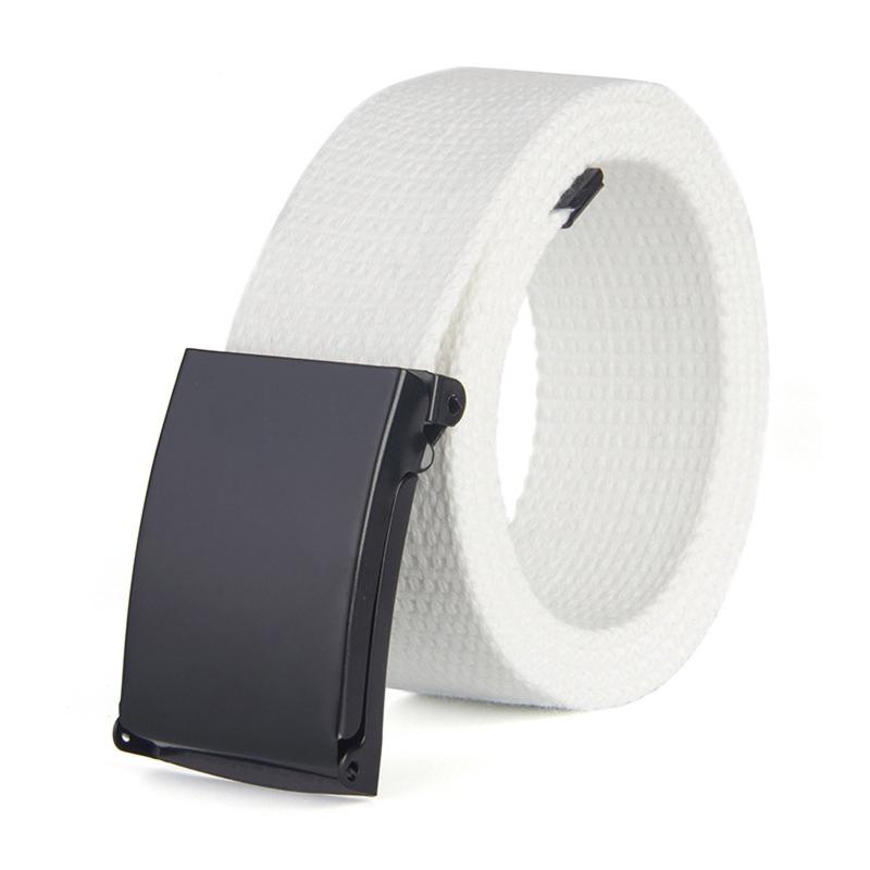 

Belts Gray Belt Men Women Fashion Waist Narrow Stretch Dress Pants Buckle Canvas Waistband Go Seat For KidsBelts, Black