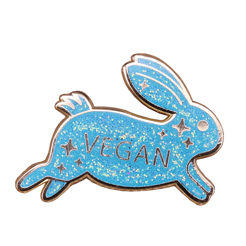 

Cute Rabbit Enamel Pins Brooch Collecting Animal Alloy Lapel Badges Men Women Fashion Jewelry Gifts Adorn Backpack Collar Hat, As picture