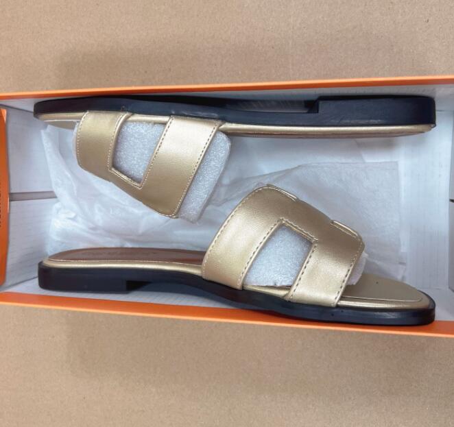 

Summer 2022 ladies slippers plain sandals simple and elegant large size PU slippers beach flip flops female shoes Y226021, Brown lychee pattern