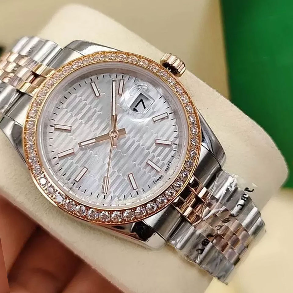 

Fashion Designer Watch Ladies Sports Waterproof Sapphire Date Band Diamond Dial Stainless Steel Folding Strap Lover Gift Classic Wristwatches montre de lux, 10