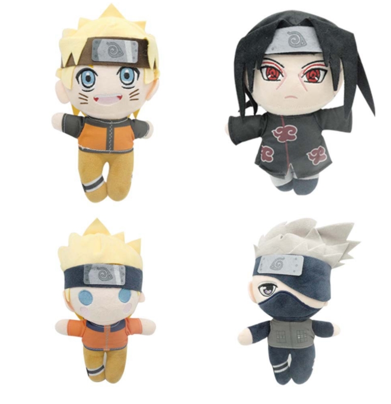 

Children's Toy 20cm Anime Doll Cute Plush Toys With Suction Cup Action Figure Fire Shadow Ninja three Naruto Kakasinin Wisdom Wave Oil