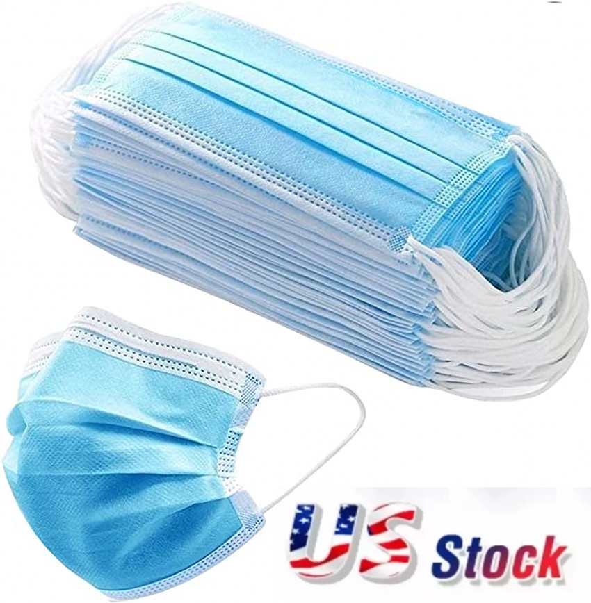 

US STOCK! disposable masks adult kids classic black white pink dustproof Non-woven face mask for men women Cover 3-Ply chilid facemask